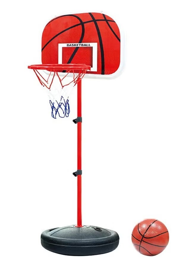 Mini Basketball Hoop Set – Adjustable Height Stand with Sturdy Base | Indoor & Outdoor Kids Basketball Training Toy - Image 1