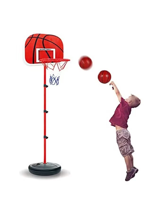 Mini Basketball Hoop Set – Adjustable Height Stand with Sturdy Base | Indoor & Outdoor Kids Basketball Training Toy - Image 2