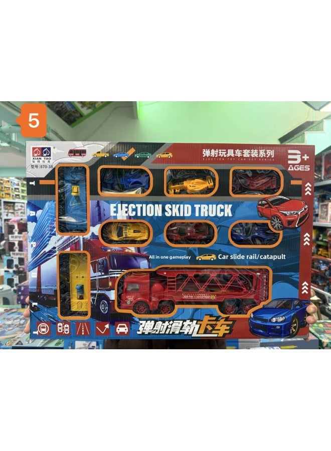 Large Children's Educational Toys Institutions Enrollment Gift Stalls Yiwu Supply Night Market Boxed Stalls Wholesale-Color:Ejection Slide Truck  - Image 1