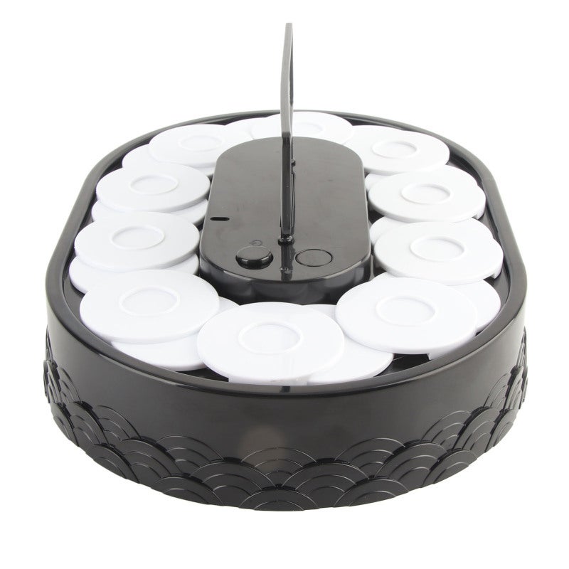 Rotary Sushi Machine: Food Grade ABS Material, Easy To Use, Multiple Small Trays - Multipurpose Display Automatic Rotating Table for Home, Stores, Wedding, Trade Show - Image 2