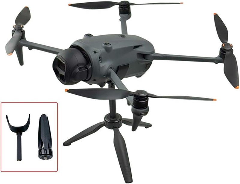 قاعدة مثبتة ثلاثية الساق سوداء حامل عرض لتخزين آمن لـ 4 طائرات بدون طيار احترافية - Image 3