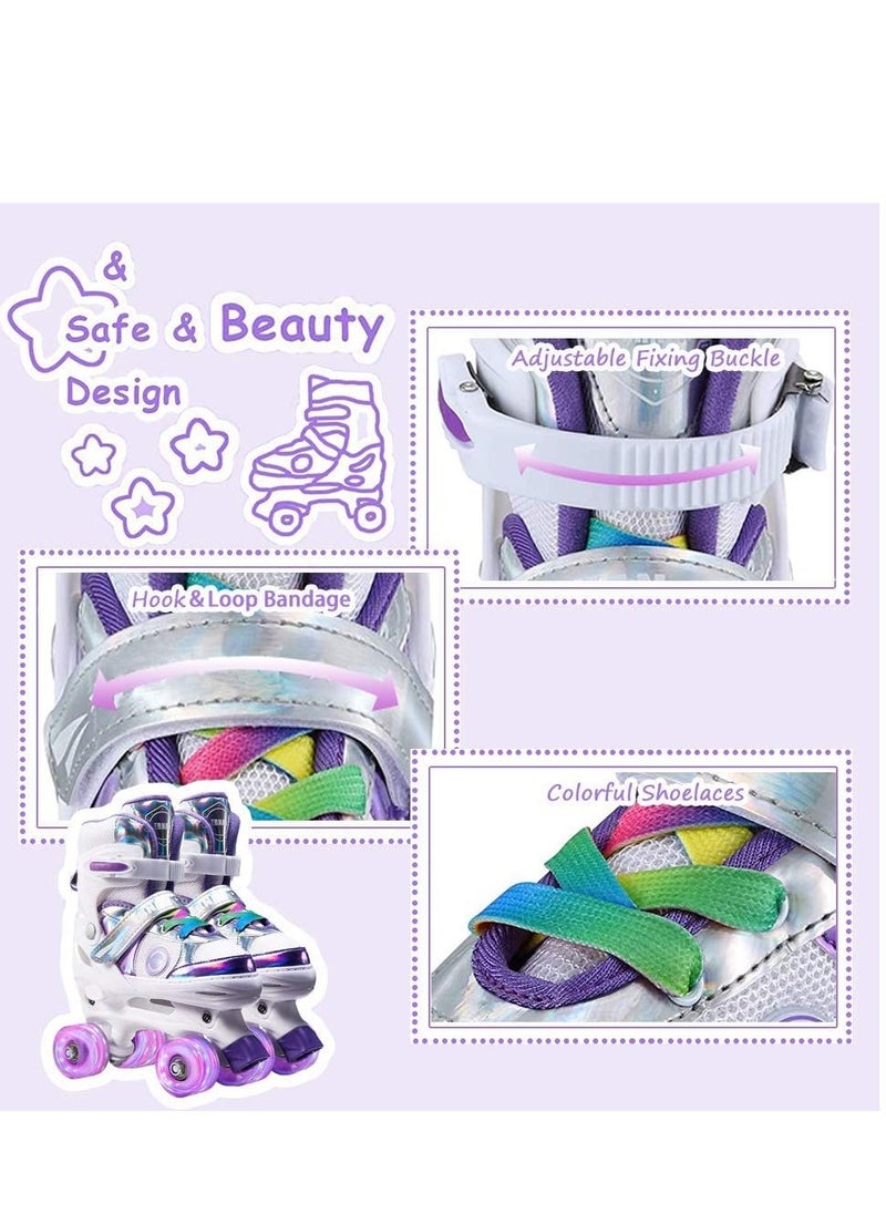 Dubkart - Kid's Adjustable Roller Skates (Purple) - Image 1