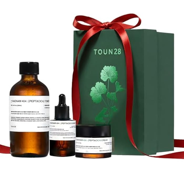 TOUN28 PEPTACICA SET | Peptide + Centella Asiatica Extract | Toner, Serum, Cream | Anti-Aging & Skin Repair | Premium Korean Vegan Beauty - Image 1