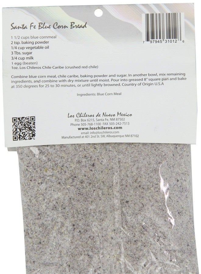 Los Chileros Blue Corn Meal, 12 Ounce(Package may Vary) - Image 2