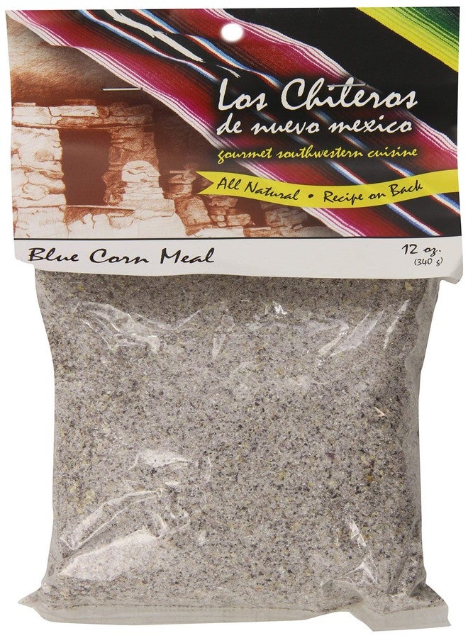 Los Chileros Blue Corn Meal, 12 Ounce(Package may Vary) - Image 1