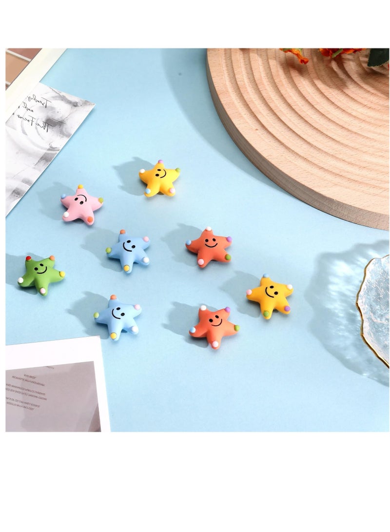 Zikra Starfish Fridge Magnets, 25pcs Refrigerator Magnets, Decorative MagnetsSmall and Cute Magnets,for Locker Whiteboard Home Office Decor - Image 3