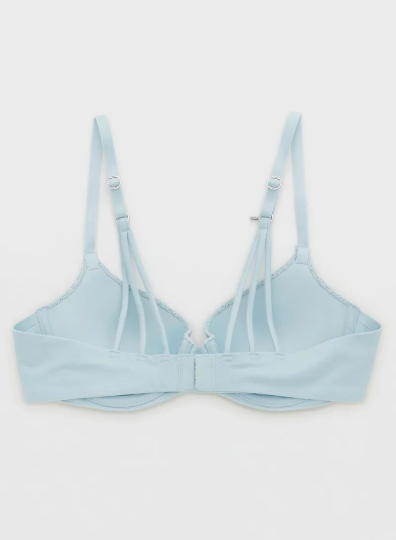 Aerie Lace Plunge Neck Bra