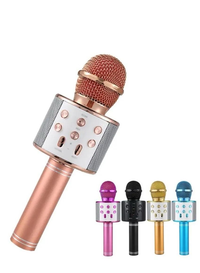 Easy-to-carry Bluetooth wireless microphone, with speaker, powerful and pure sound, with an elegant and modern design, one piece, random color  - Image 4