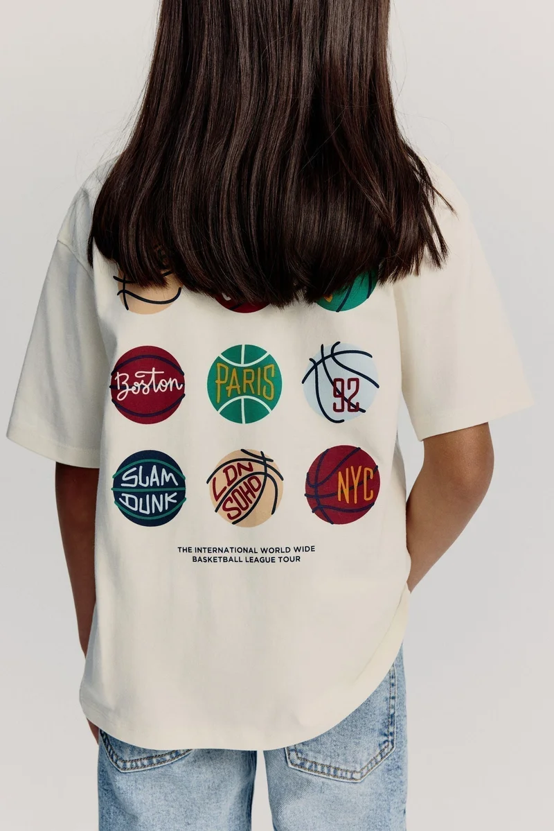 H&M Printed cotton T-shirt