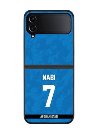 Rugged Black Edge Case for Samsung Galaxy Z Flip4, Slim fit Soft Case Flexible thin Cover - Player Name - Mohammad Nabi, Jersey Number- 7 - pzsku/Z8F2AEC9200E6075D0821Z/45/_/1697269291/4936ac56-a1a9-4981-9fea-db99e8cb4db8