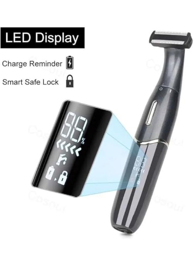 ماكينة حلاقة وتشذيب كهربائية للرجال – تصميم معدني أنيق ومحرك قوي للحلاقة الدقيقة KM-1903 - Image 3