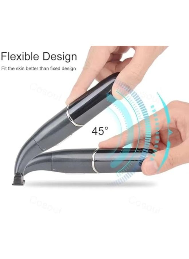 ماكينة حلاقة وتشذيب كهربائية للرجال – تصميم معدني أنيق ومحرك قوي للحلاقة الدقيقة KM-1903 - Image 4