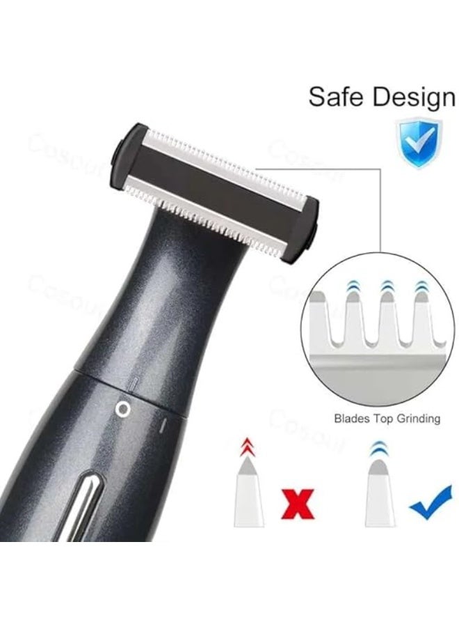 ماكينة حلاقة وتشذيب كهربائية للرجال – تصميم معدني أنيق ومحرك قوي للحلاقة الدقيقة KM-1903 - Image 2
