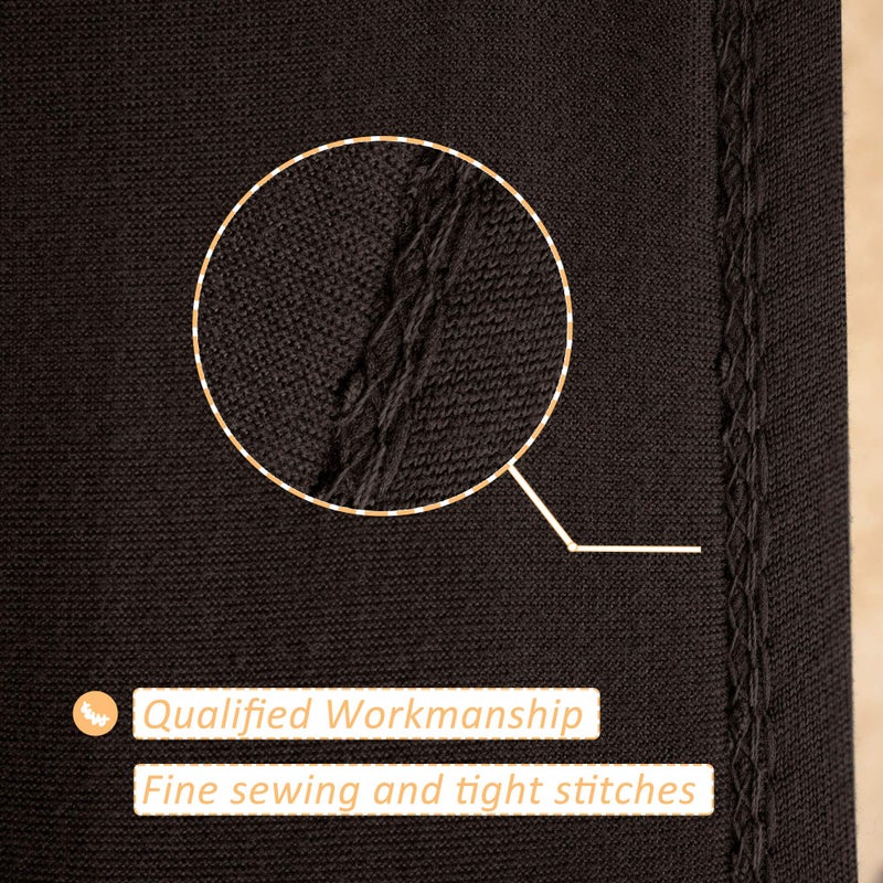 Mrs Awesome Mrs Awesome Stretch Jersey Box Spring Cover Wrap Around  Bed Skirt Alternative  Ultra Soft & Wrinkle Resistant  Full/Full XL  Chocolate Brown  - Image 5