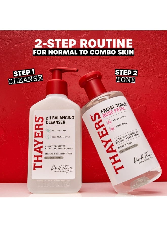 THAYERS pH Balancing Daily Face Cleanser with Aloe Vera – Gentle, Hydrating Foaming Face Wash for Dry, Oily & Acne-Prone Skin, Dermatologist Tested, 8 fl oz - Image 5
