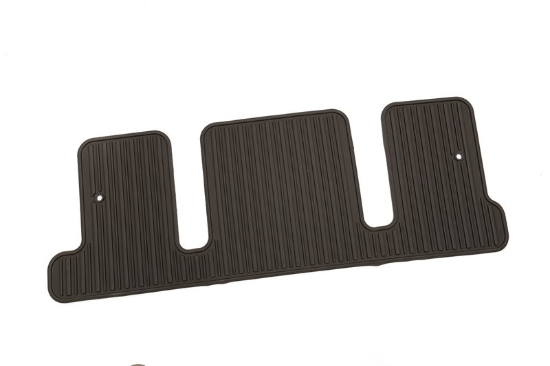 GM Accessories 22890488 ThirdRow OnePiece Premium AllWeather Floor Mat in Cocoa For models with SecondRow Captains Chairs