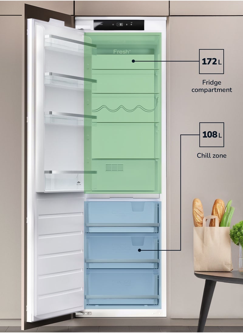 MILLEN - MILLEN MBIM 177.5ID Built-in Full Fridge – Spacious, Energy-Efficient, and Advanced Cooling - Image 1