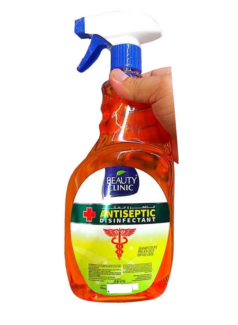 Beauty Clinic Antiseptic Disinfectant Spray 750 ML - Image 1