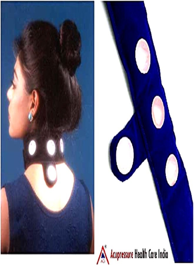 ANCS Cervical Neck Velvet Magnet Belt for Pain Relief and Relaxation Supports Neck Health with Acupressure Technology Comfortable Adjustable Design for Daily Use and Therapy - Image 4