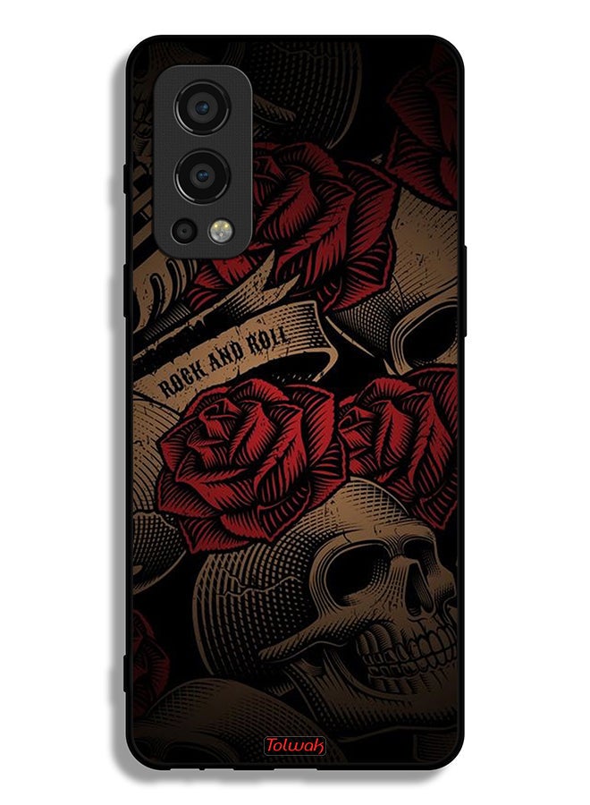 Tolwak OnePlus Nord 2 5G Protective Case Cover Rok And Roll - Image 2