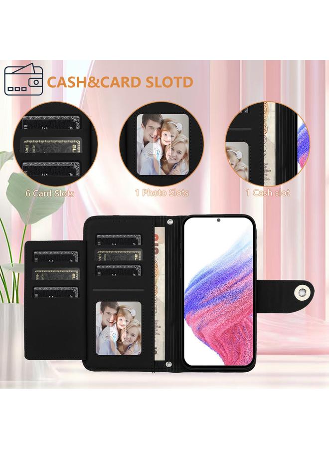 S-TOP Case For Redmi Note 14 5G Global Rhombic Texture Flip Leather Phone Case with Lanyard - Image 5