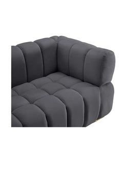 Comfynest Luxurious Three-Seater Velvet Arm Sofa Ideal for Living Rooms, Guest Rooms, and Hotels  - Image 2
