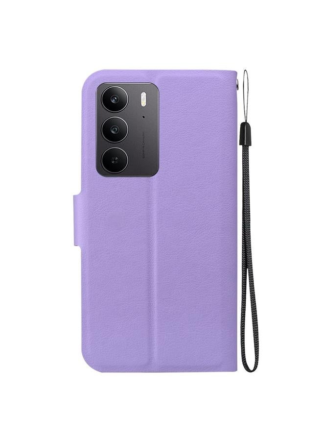S-TOP Case For Realme C75 Ultra-thin Voltage Magnetic Buckle Leather Phone Case - Image 3