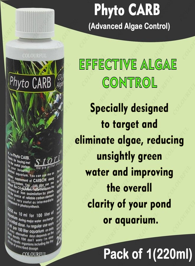 colourful Aquatic Remedies Phyto Carp Algae Minus CO2 220ml | Effective Algae Control for Aquariums | Safe for Fish and Plants - Image 2