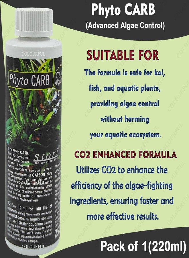 colourful Aquatic Remedies Phyto Carp Algae Minus CO2 220ml | Effective Algae Control for Aquariums | Safe for Fish and Plants - Image 4