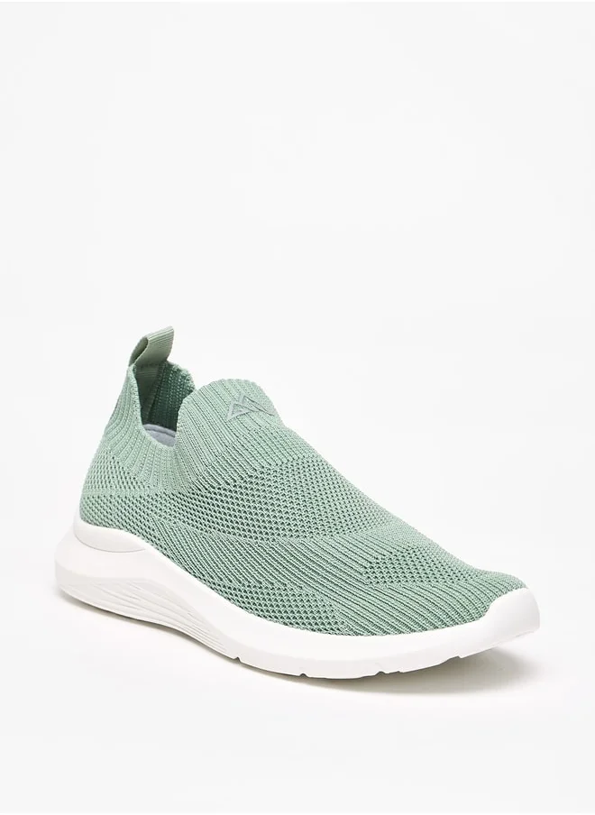 Oaklan by Shoexpress Mesh Textured Slip-On Sports Shoes