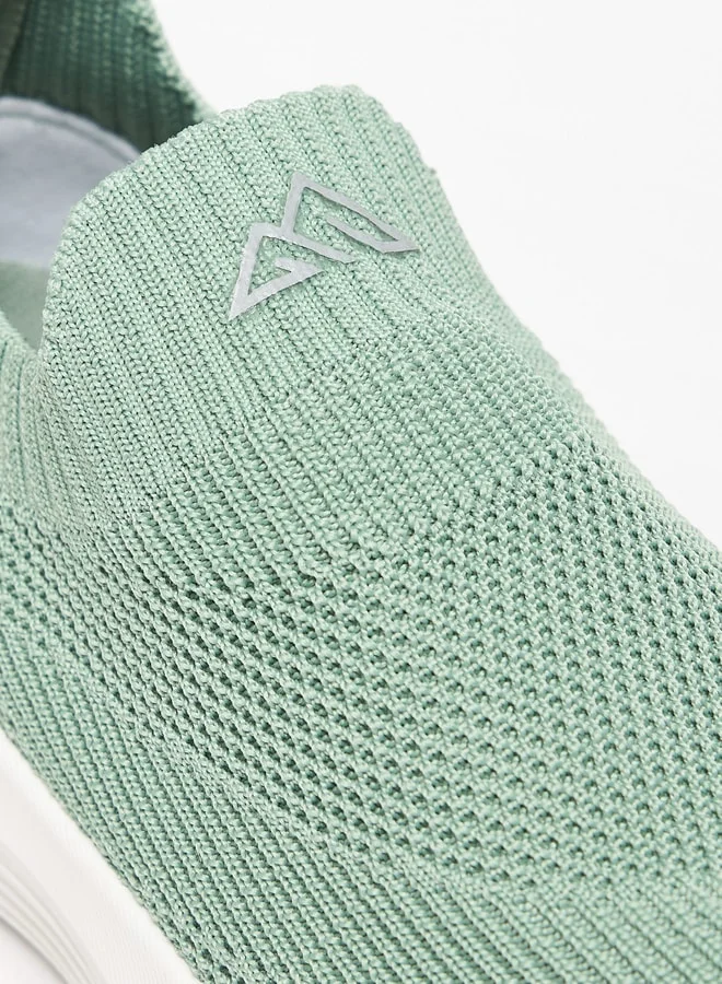 Oaklan by Shoexpress Mesh Textured Slip-On Sports Shoes