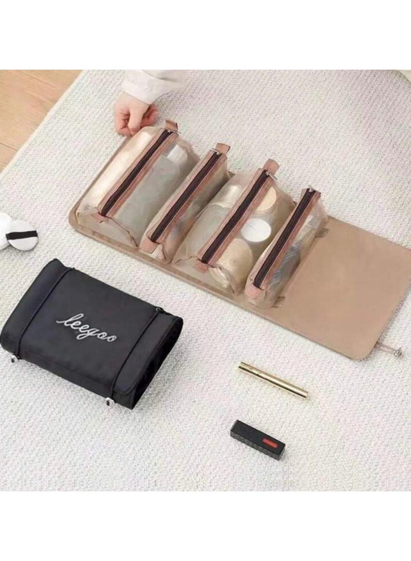 Shein Pink Travel Cosmetic Bag - Image 4