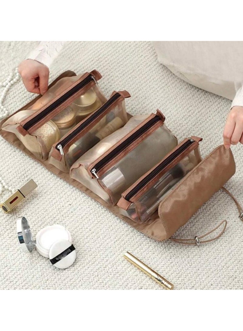 Shein Pink Travel Cosmetic Bag - Image 5