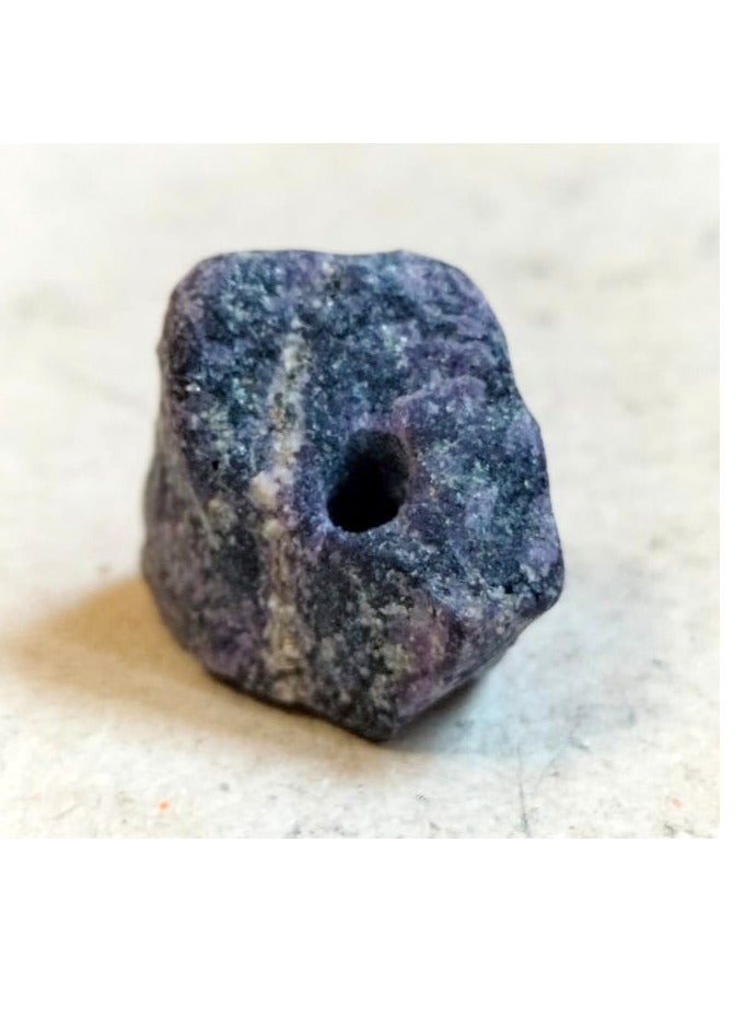 Loose Natural Rough drilled - amethyst gemstone un sorted shape 2-3g and suitable for all uses