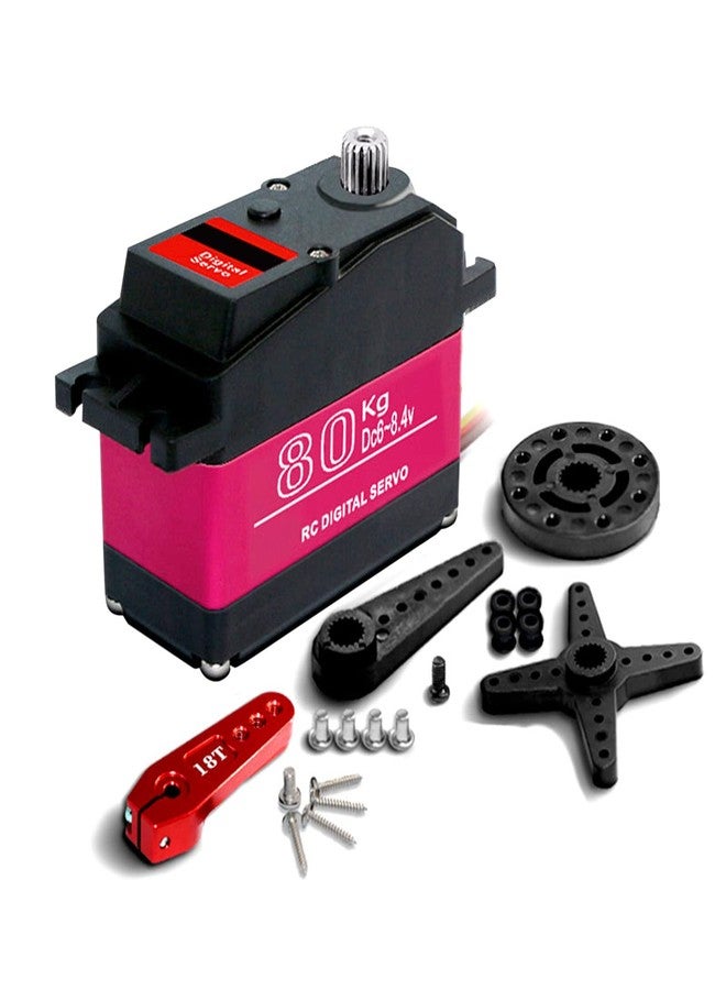 GoolRC Digital Servo 80kg Metal Gear 270° High Torque Digital Servo High Torque Servo Waterproof Replacements for 1/5 HSP HPI RC Car Baja Car - Image 1