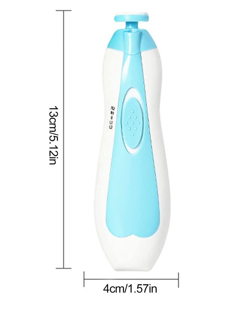 Safe Electric Baby Nail Clippers File Kit Extra Replacement Heads Newborn Toddler - Image 4