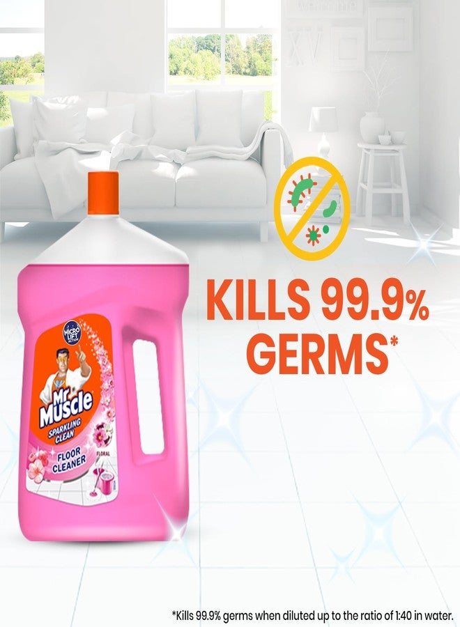 مستر ماسل منظف الأرضيات مستر ماسل، 2 لتر برائحة الزهور - Image 2