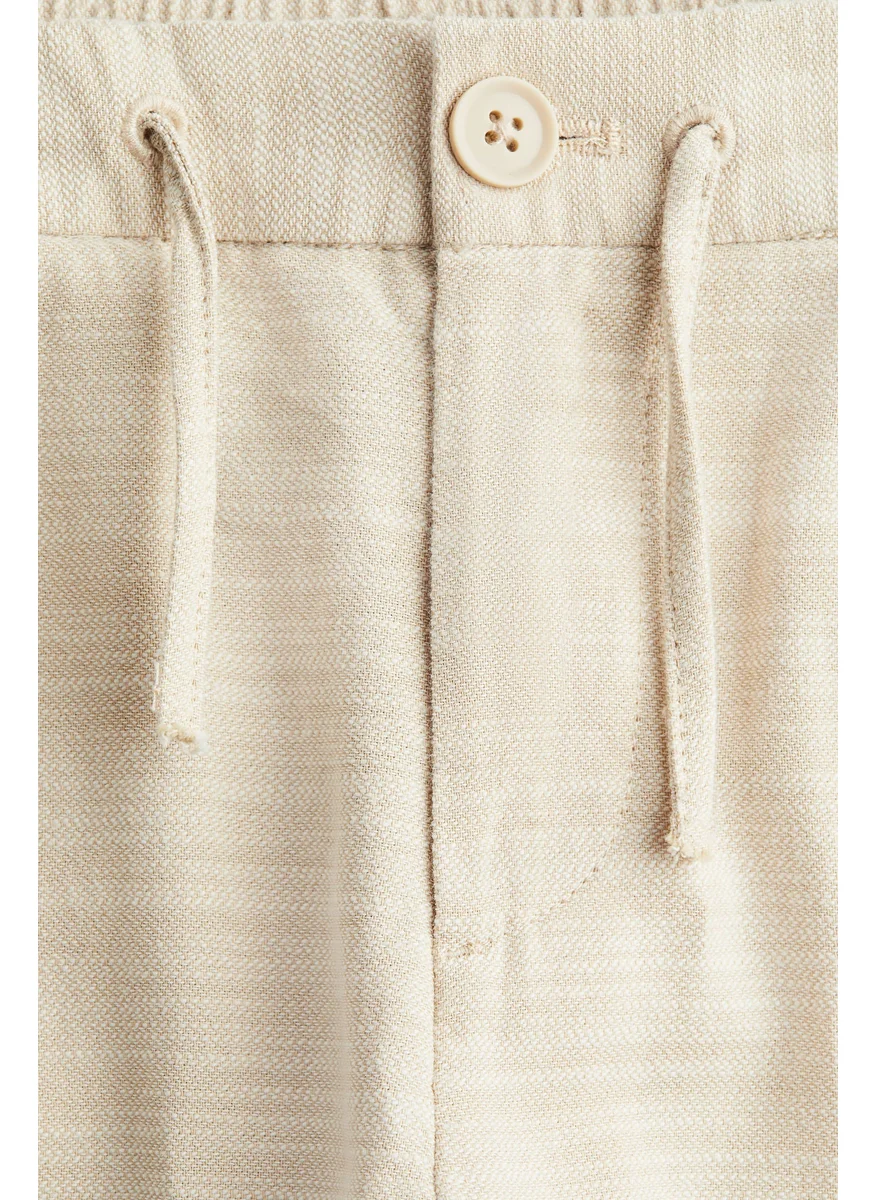 H&M Cotton Roll-Up Chinos