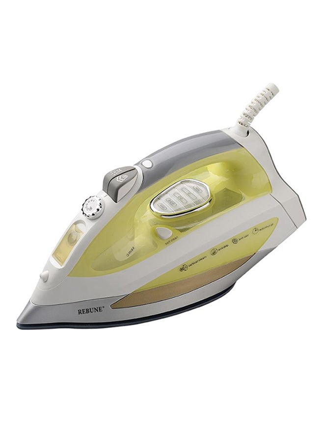 REBUNE Steam Iron RE-3-035 White / Yellow - Image 1