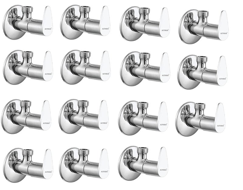 ALTURAS Alturas Stainless steel Jazz Angle Valve Chrome Plated_set of 15  - Image 1