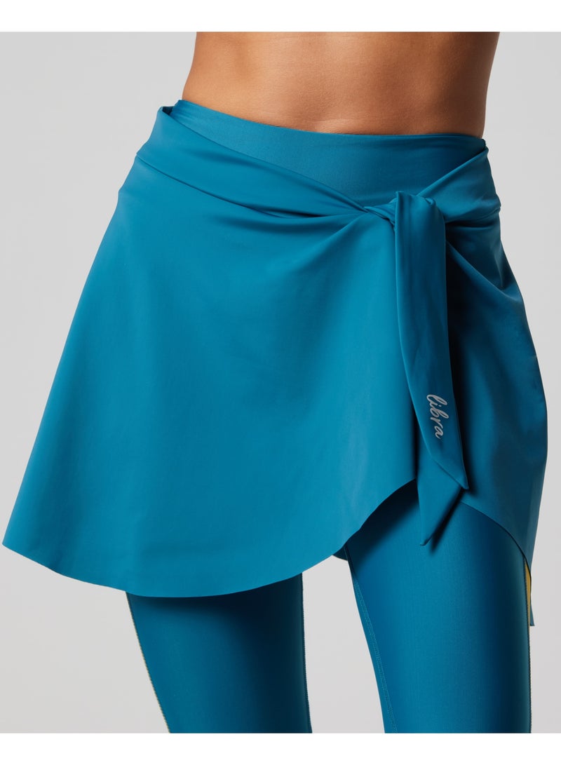 Libra Sport Wave Cover-Up Skirt - Deep Lagoon - Image 2