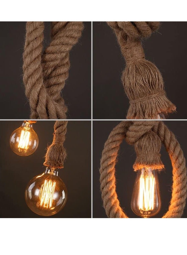 Next Life 3pack Single Head Rope Pendant Light for Bedroom, Restaurant Cafe Decoration 1meter long - Image 4