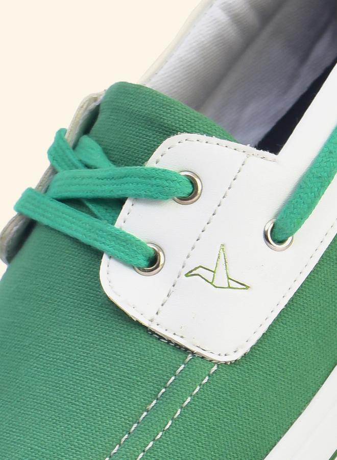 YOHO Men Low Top Canvas Boat Shoes - Image 4