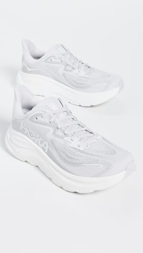 Hoka Women's Clifton 10 Sneaker, Cosmic Grey/Stardust, 8 - Image 4