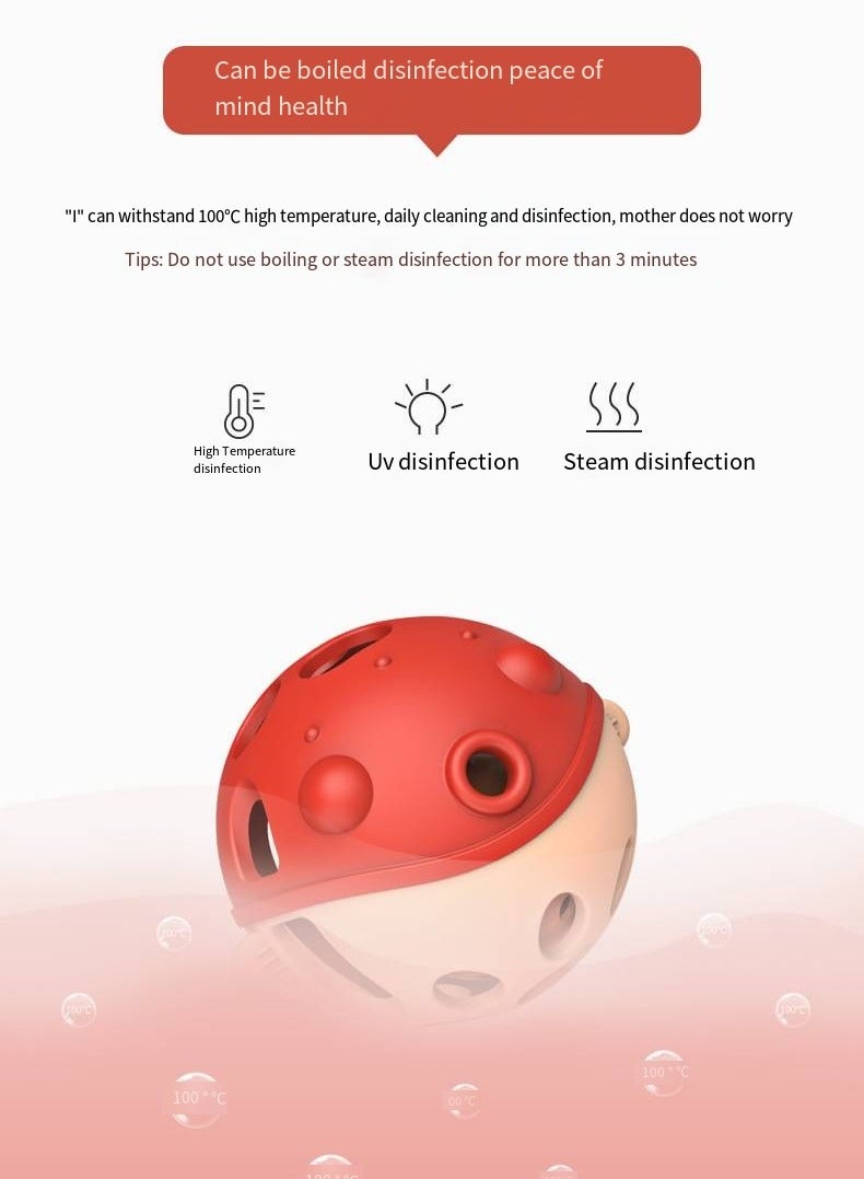 أطفال الهوغوز مقابض ألعاب الأطفال، تيثير السيليكون المرح، موسيقى طحن أسنان الأطفال بالصوت (0 سنة) - Image 2