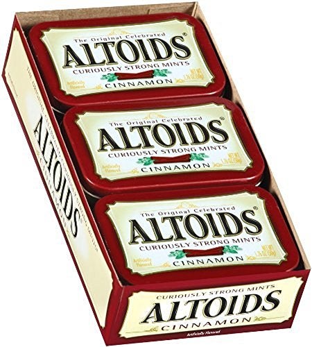 Altoids Curiously Strong Mints Cinnamon 176oz Per Tin 6 Tin Pack - Image 1