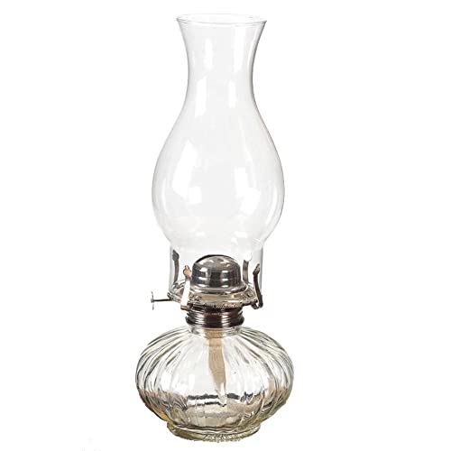 Lamplight Vintage Indoor Oil Lamp, Hurricane Lamp, Emergency Kit, Paraffin Oil Rain Lamp, Ellise Oil Lamp, 1 count - Image 1