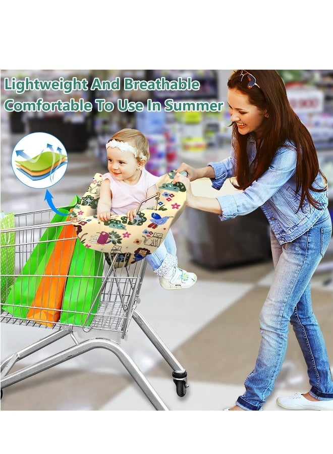 Shopping Cart Cover for Baby, Multifunctional 2-in-1 Baby Shopping Cart Cover, AntiSlip Babies Shopping Cart Cover, Baby Items Gift for Boys Girls, Free tote bag - Image 5
