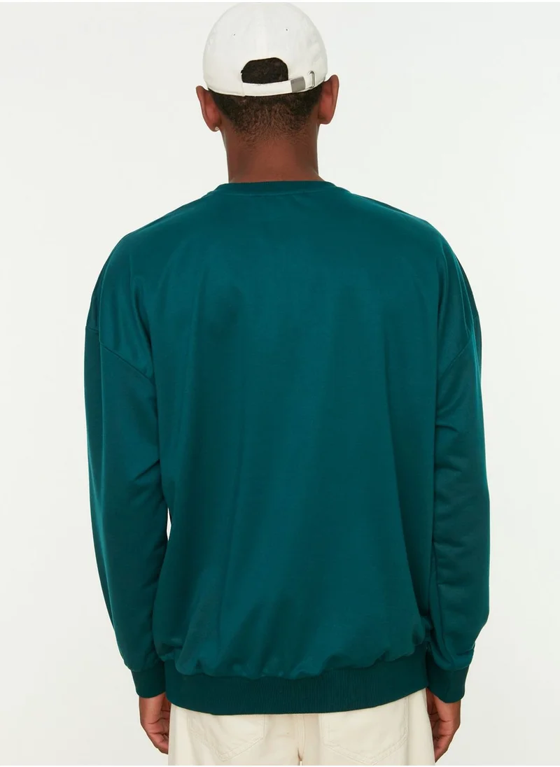 trendyol Graphic Oversize Sweatshirt