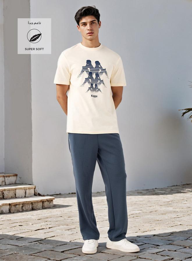 كابا تيشيرت بياقة دائرية وطبعة شعار كابا - Image 2